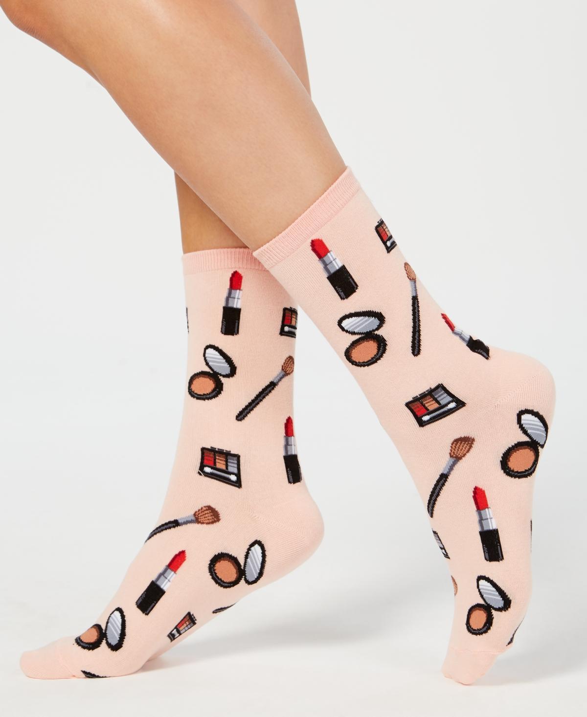 Hot Sox Womens Makeup Crew Socks Product Image