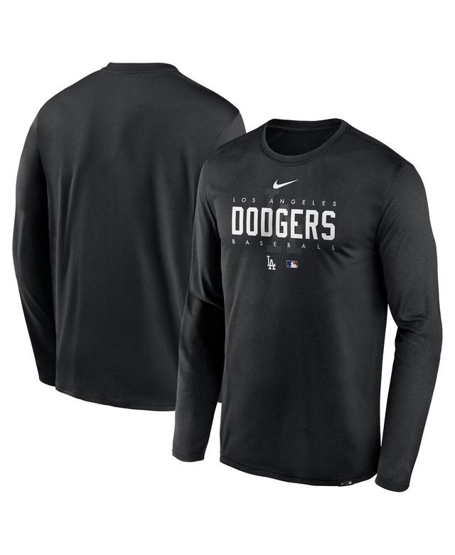 Mens Nike Royal Los Angeles Dodgers Authentic Collection Team Logo Legend Performance Long Sleeve T-shirt Product Image