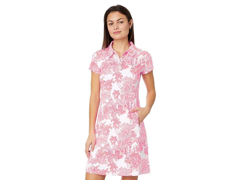 Lilly Pulitzer Frida Scallop Polo Dress (Resort Pb Anniversary Toile) Women's Dress Product Image