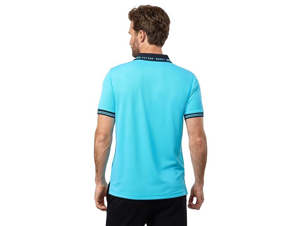 Psycho Bunny Marshall Sport Polo (Aquarius) Men's Short Sleeve Knit Product Image