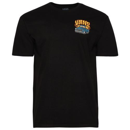 Vans Mens Running On Empty Short Sleeve T-Shirt - Black/Yellow Product Image