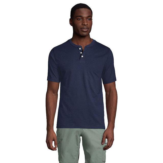 Mens Lands End Classic-Fit Super-T Henley Product Image