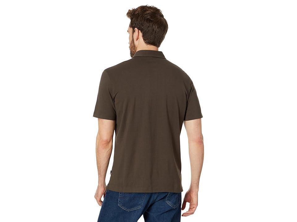 AG Jeans Bryce Short Sleeve Polo (Stone ) Men's Clothing Product Image