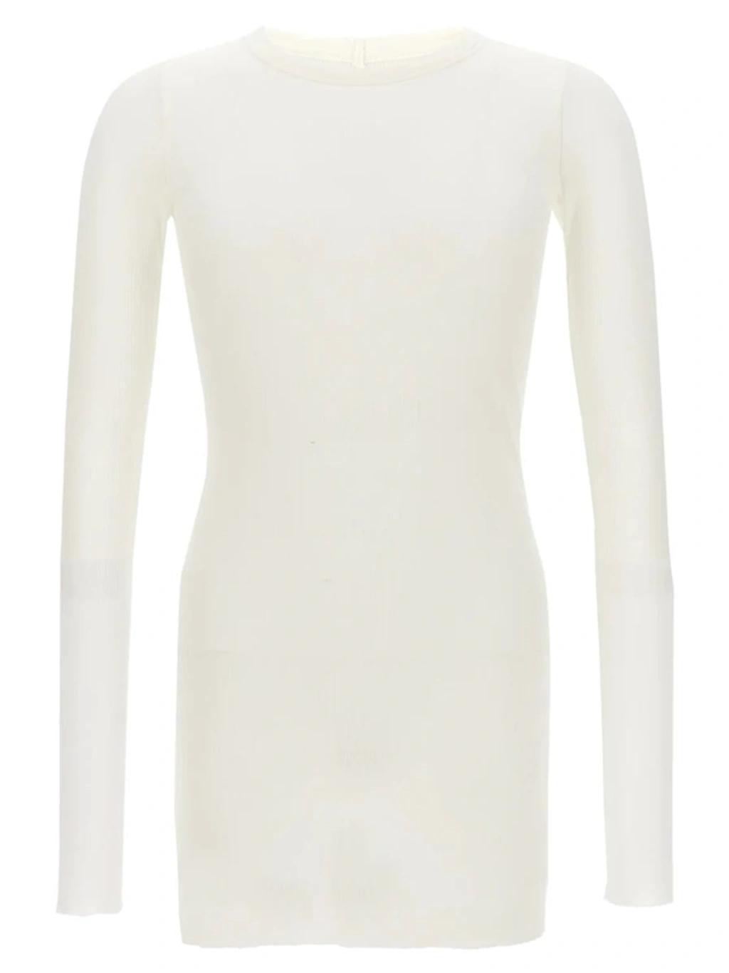 RICK OWENS Basic T-shirt In White Product Image