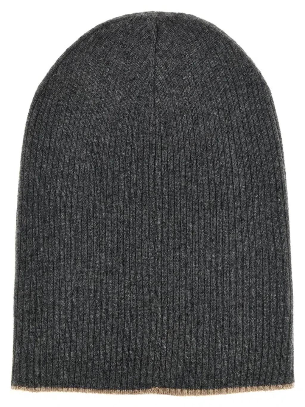 Reversible Beanie In Brown Product Image