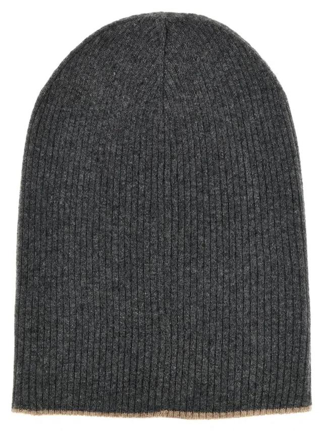 Reversible Beanie In Brown Product Image