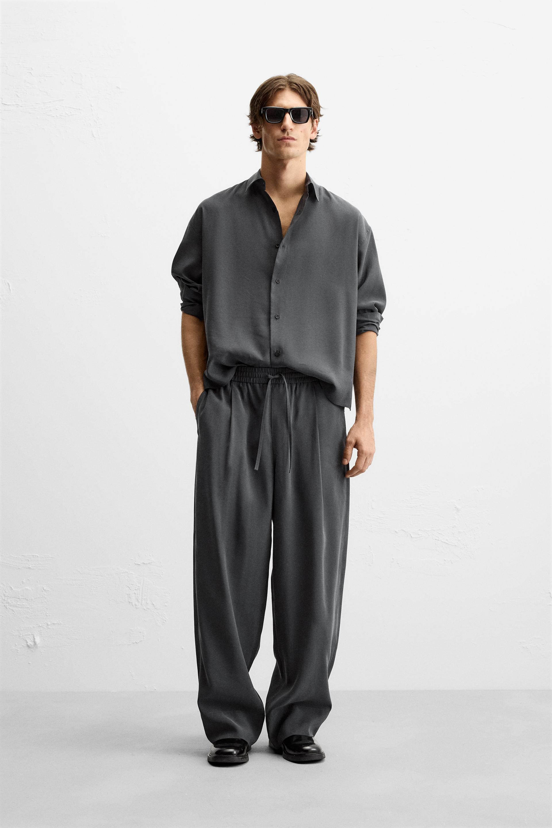 FLOWY RELAXED FIT PANTS Product Image