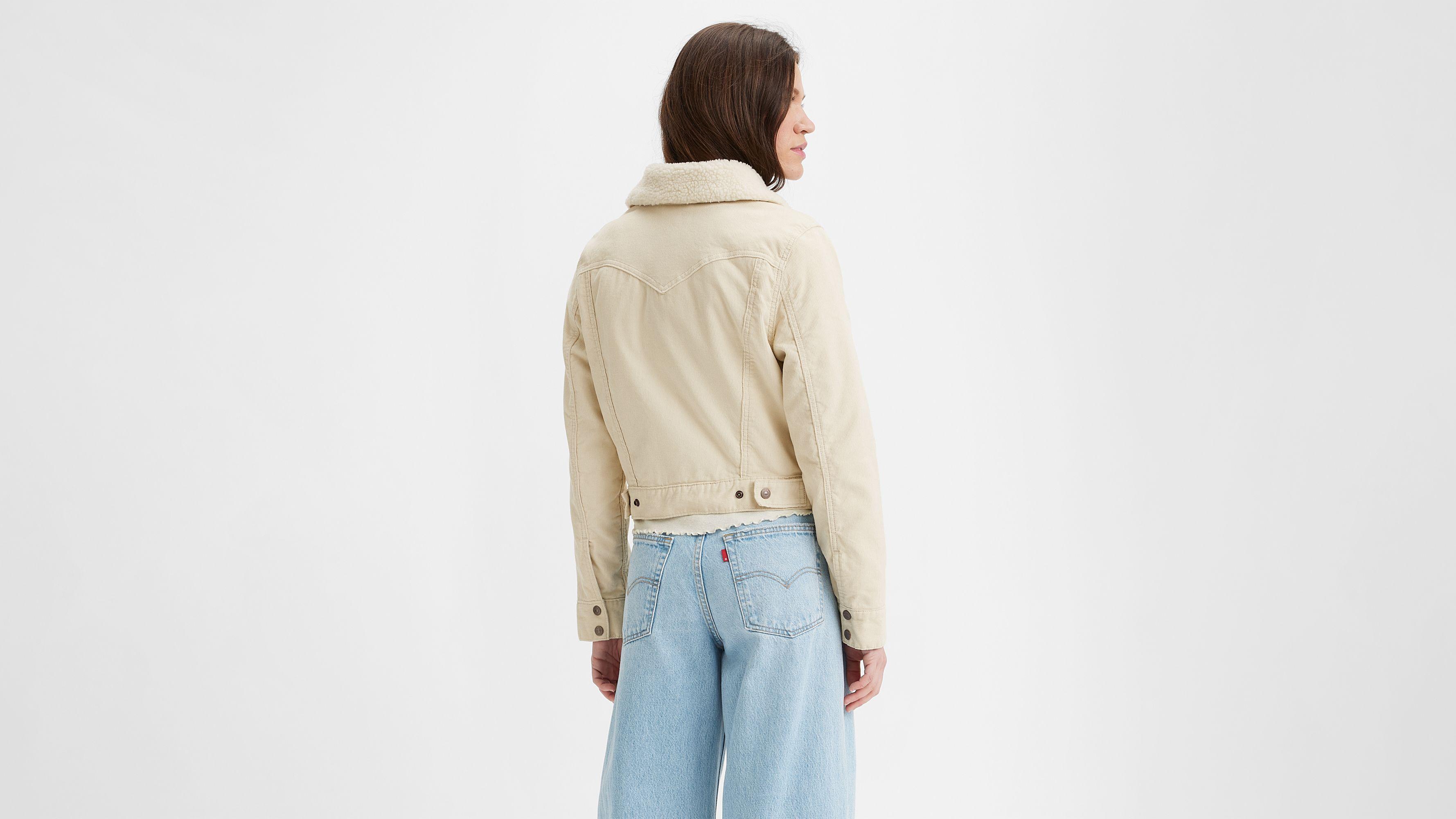 Levi's Sherpa Corduroy Trucker Jacket - Women's Product Image