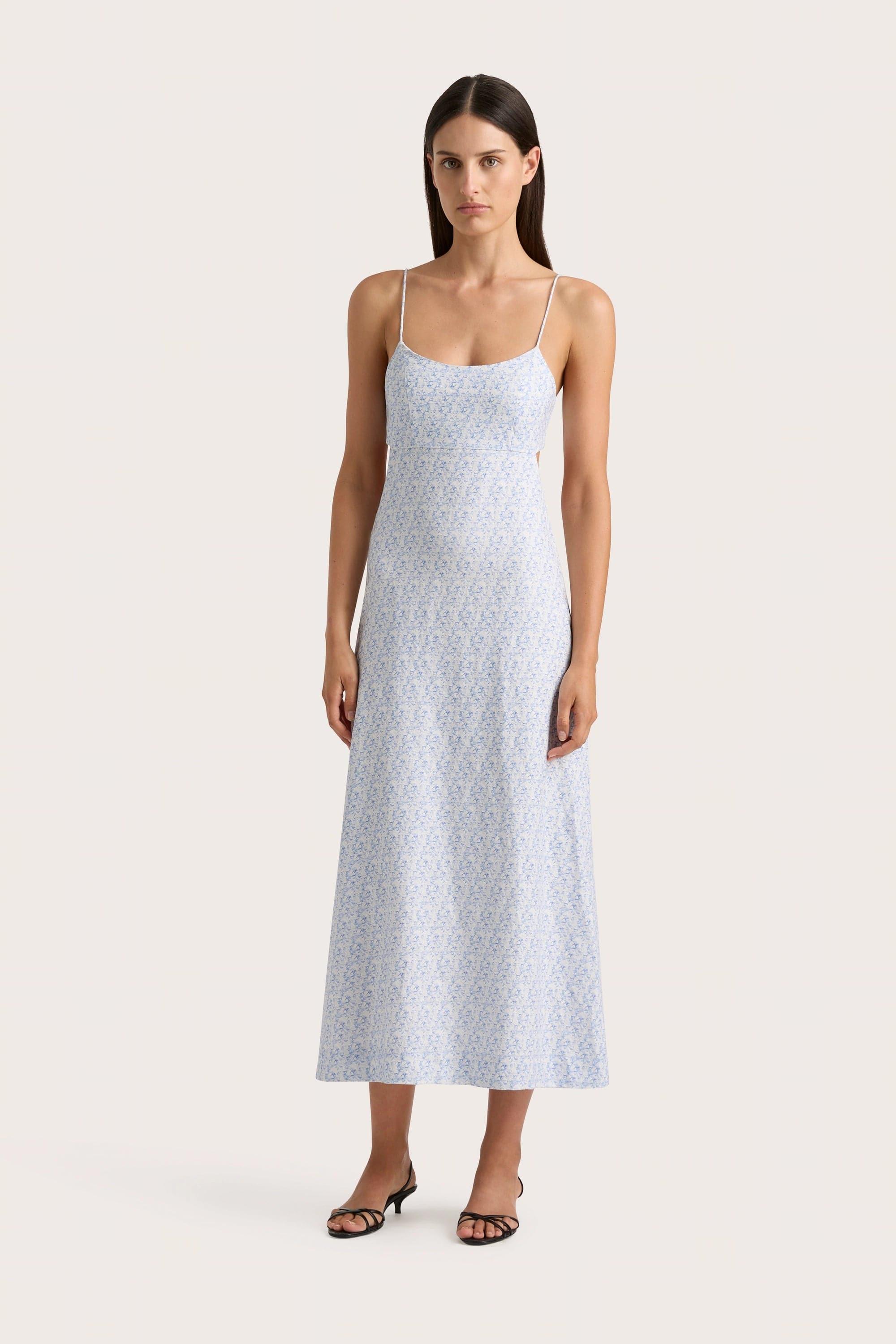 Antibes Midi Dress Leilani Mid Blue Product Image