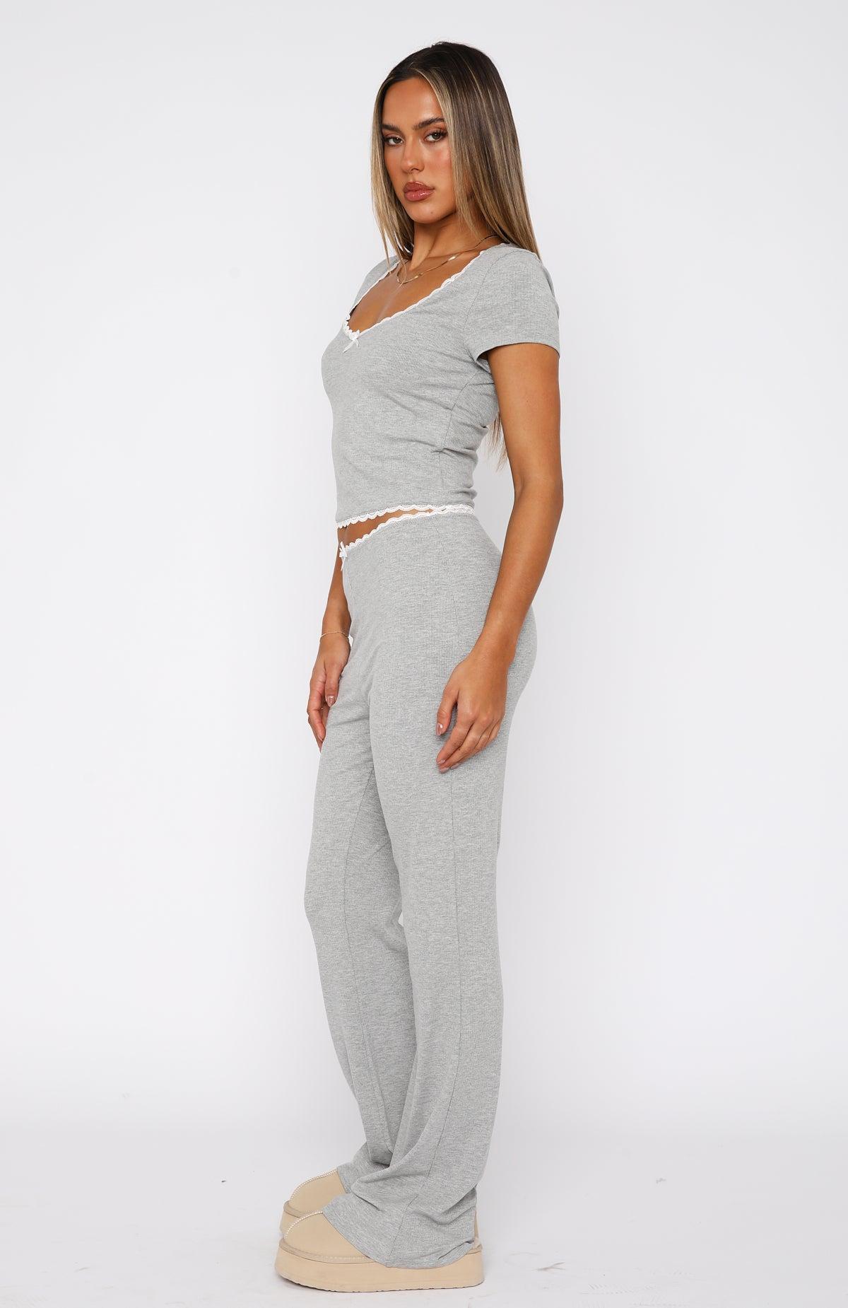 Slumber Party Pyjama Set Grey Marle Product Image