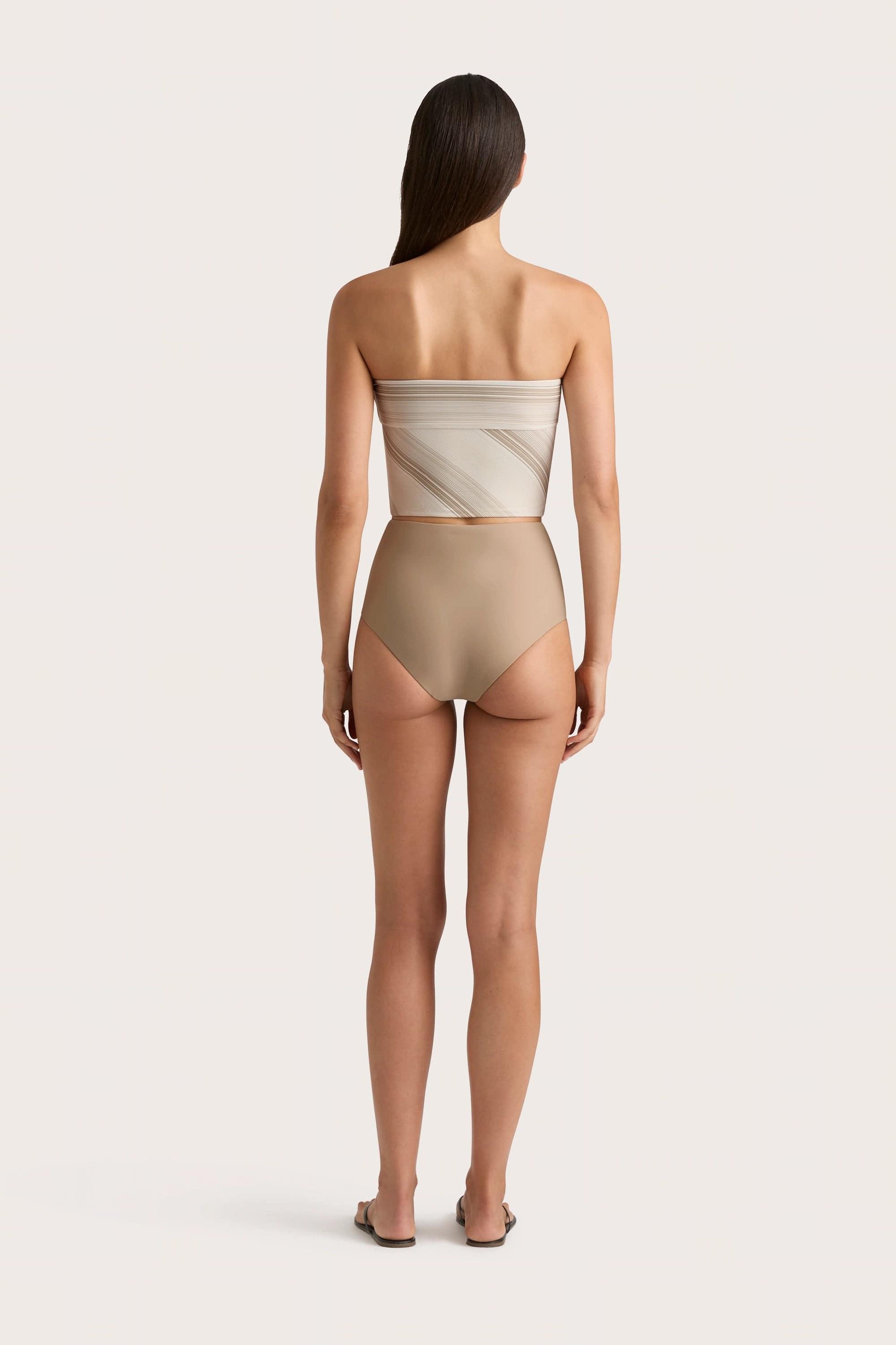 Reyes Bikini Bottom Taupe Product Image