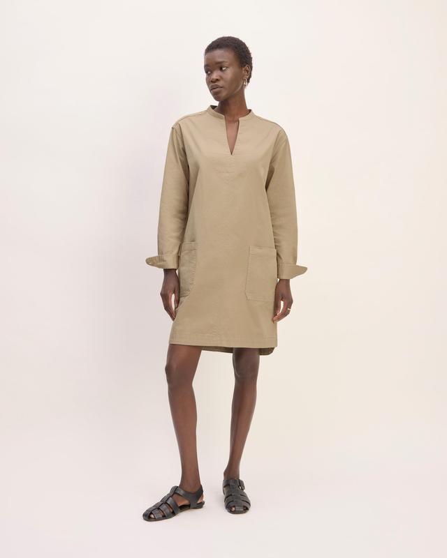 The Long-Sleeve Utility Mini Dress Product Image