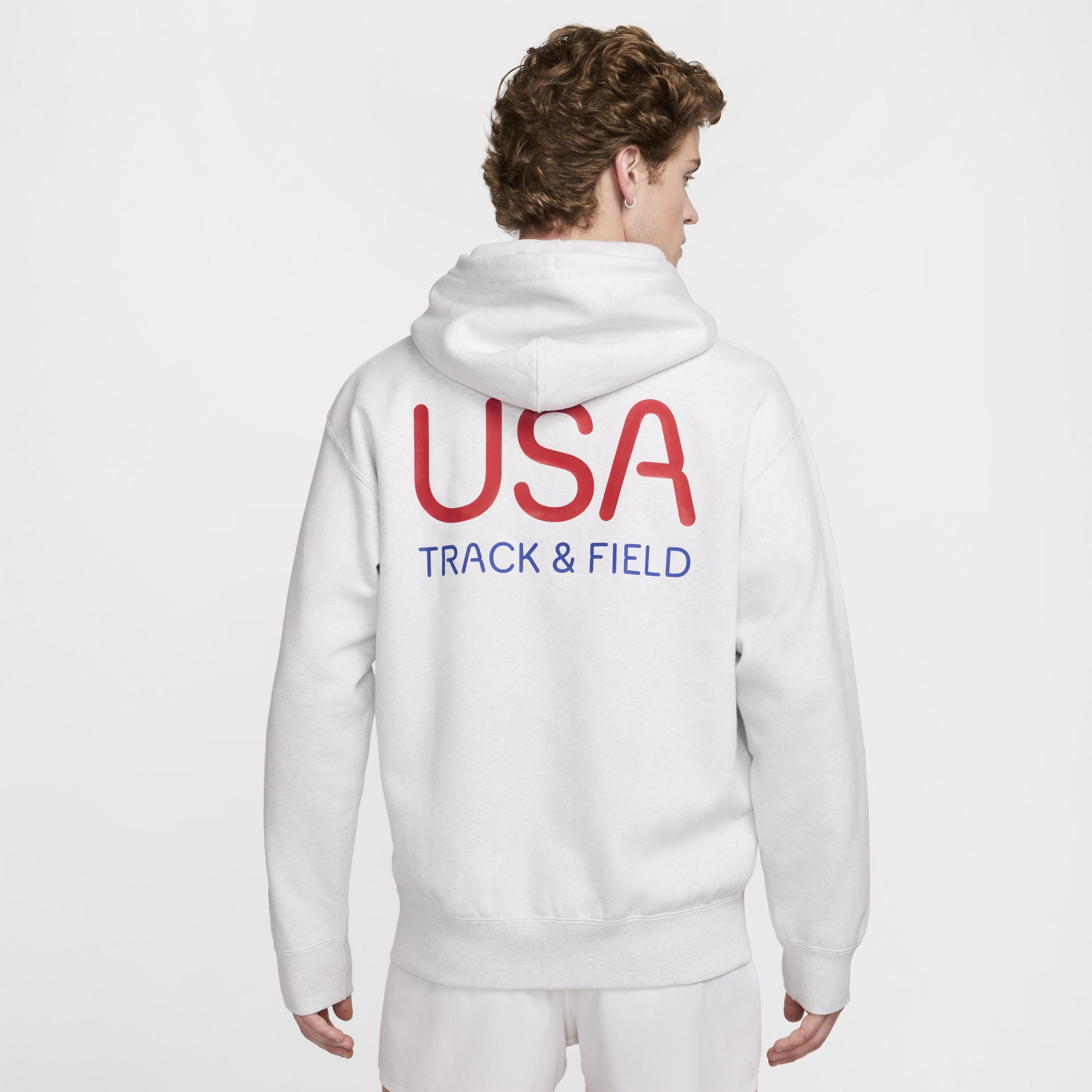 USA Solo Swoosh Nike Men's Full-Zip Hoodie Product Image