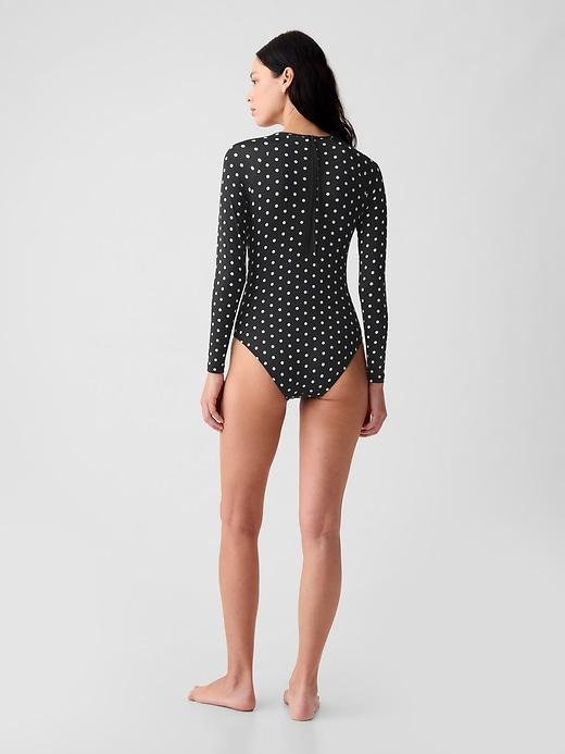 Rash Guard One-Piece Swimsuit Product Image