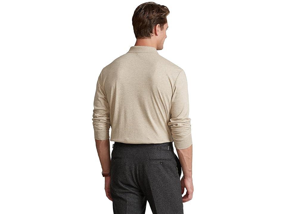 Polo Ralph Lauren Long Sleeve Polo Shirt (Tuscan Heather) Men's Clothing Product Image