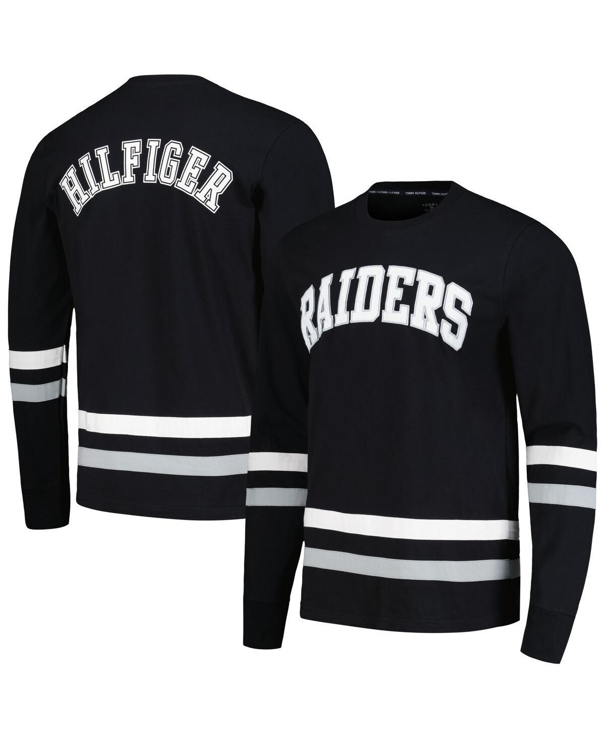 Mens Tommy Hilfiger Black Las Vegas Raiders Nolan Long Sleeve T-shirt - Black Product Image