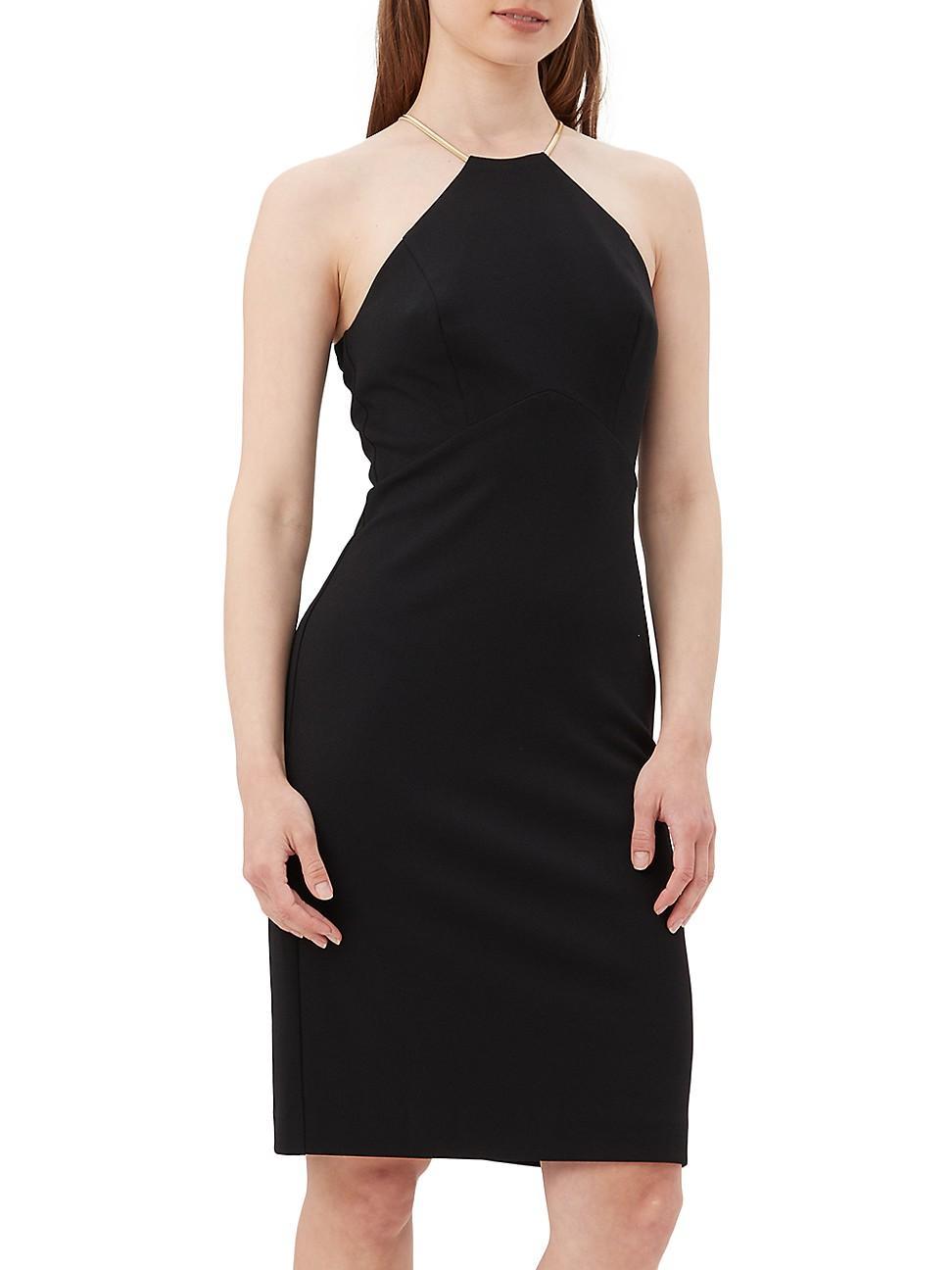 Womens Sora Sleeveless Halterneck Minidress Product Image