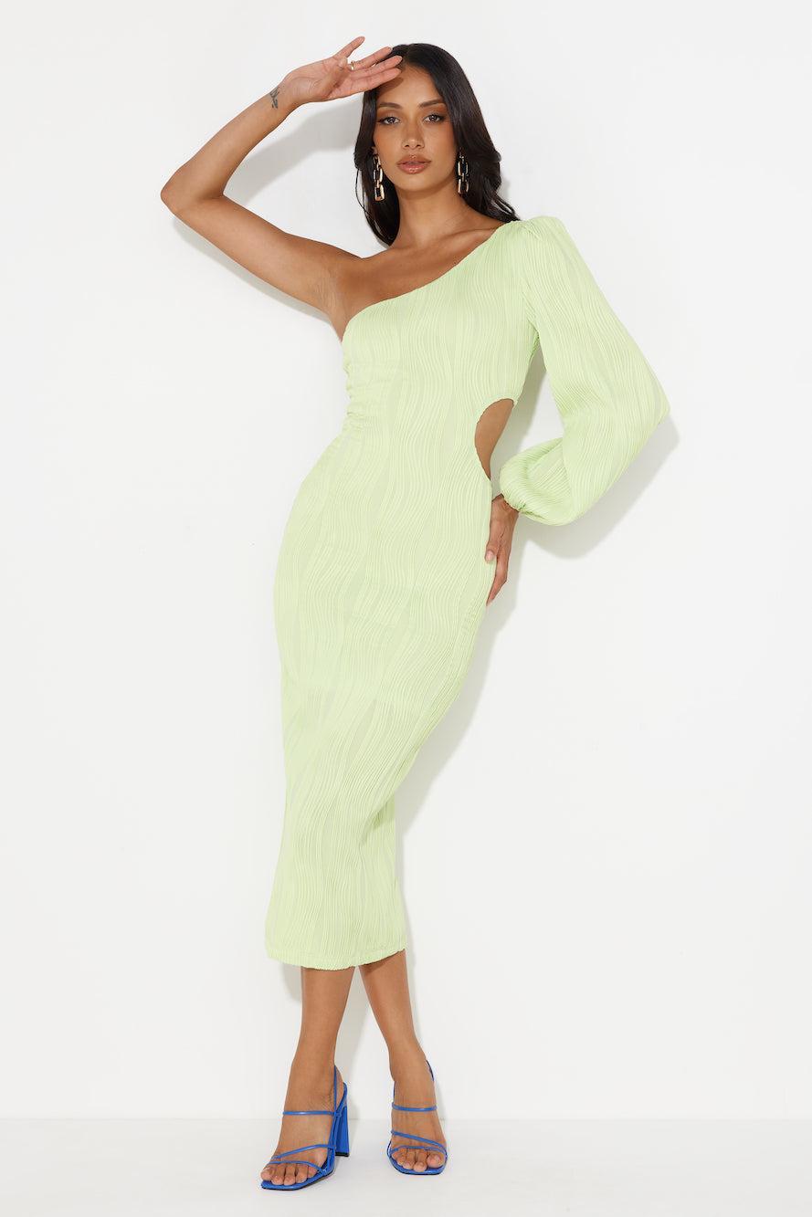 Ready To Join Midi Dress Green Product Image