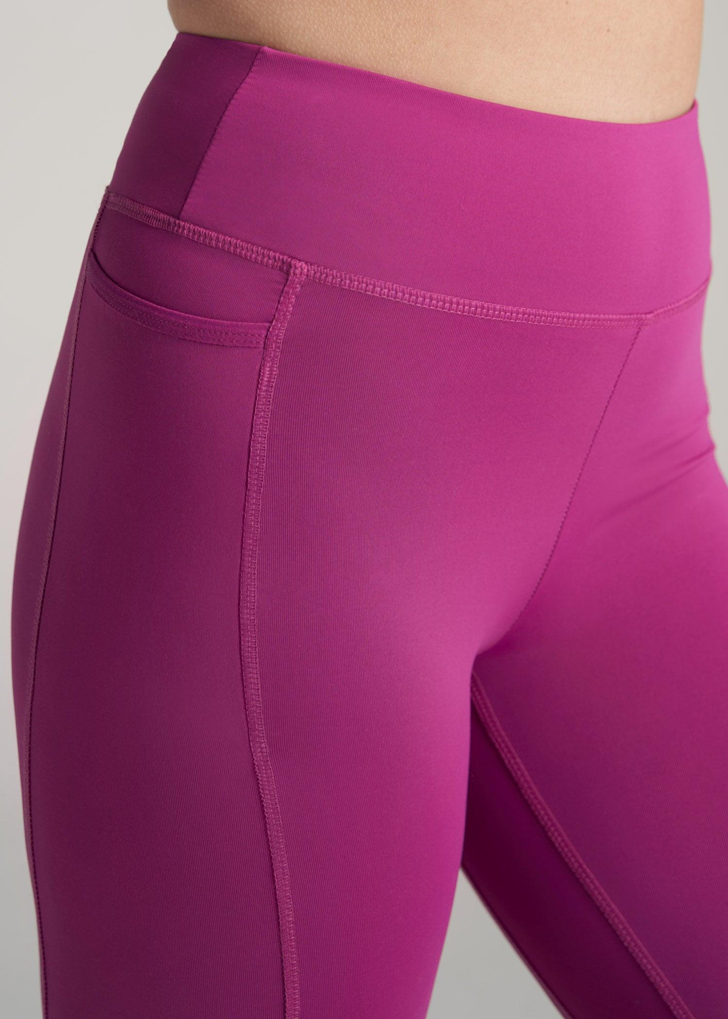 Bella Outer-Pocket Tall Women's Legging in Pink Orchid Female Product Image