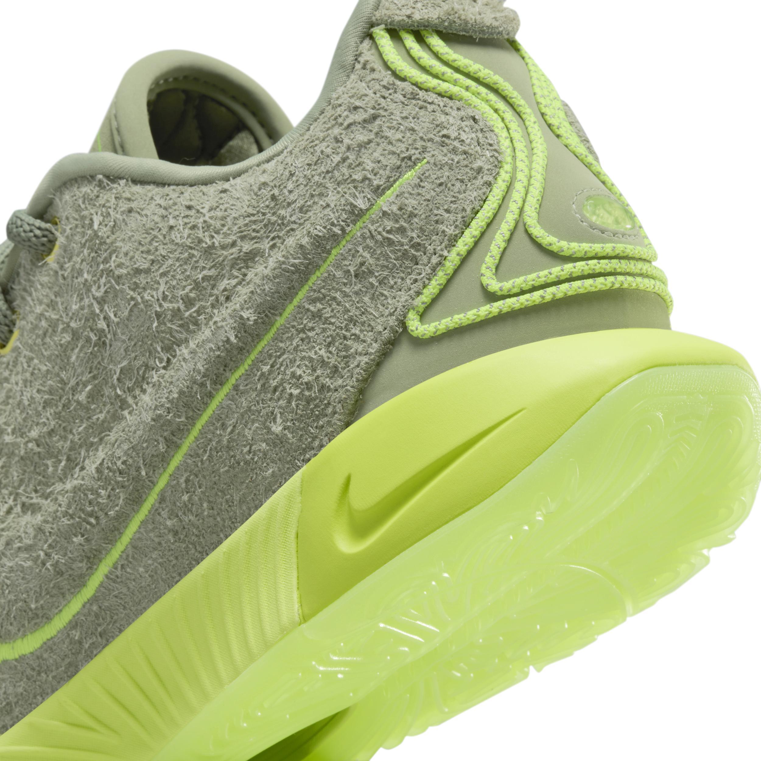 Nike Mens LeBron James Nike Lebron XXI - Mens Basketball Shoes Oil Green/Vapor Green/Sanddrift Product Image