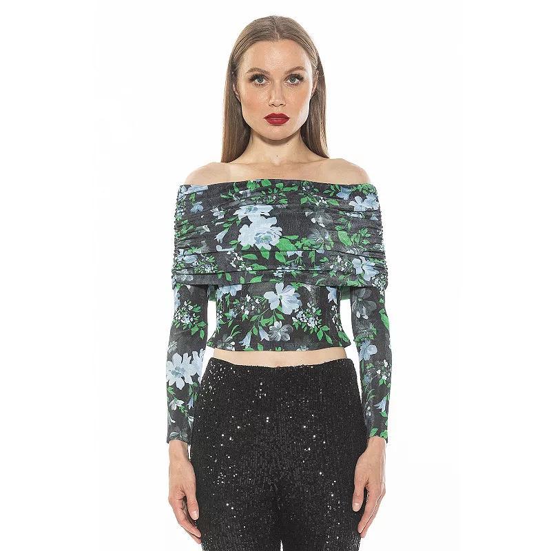 Womens ALEXIA ADMOR Hannah Off The Shoulder Long Sleeve Knit Top Product Image