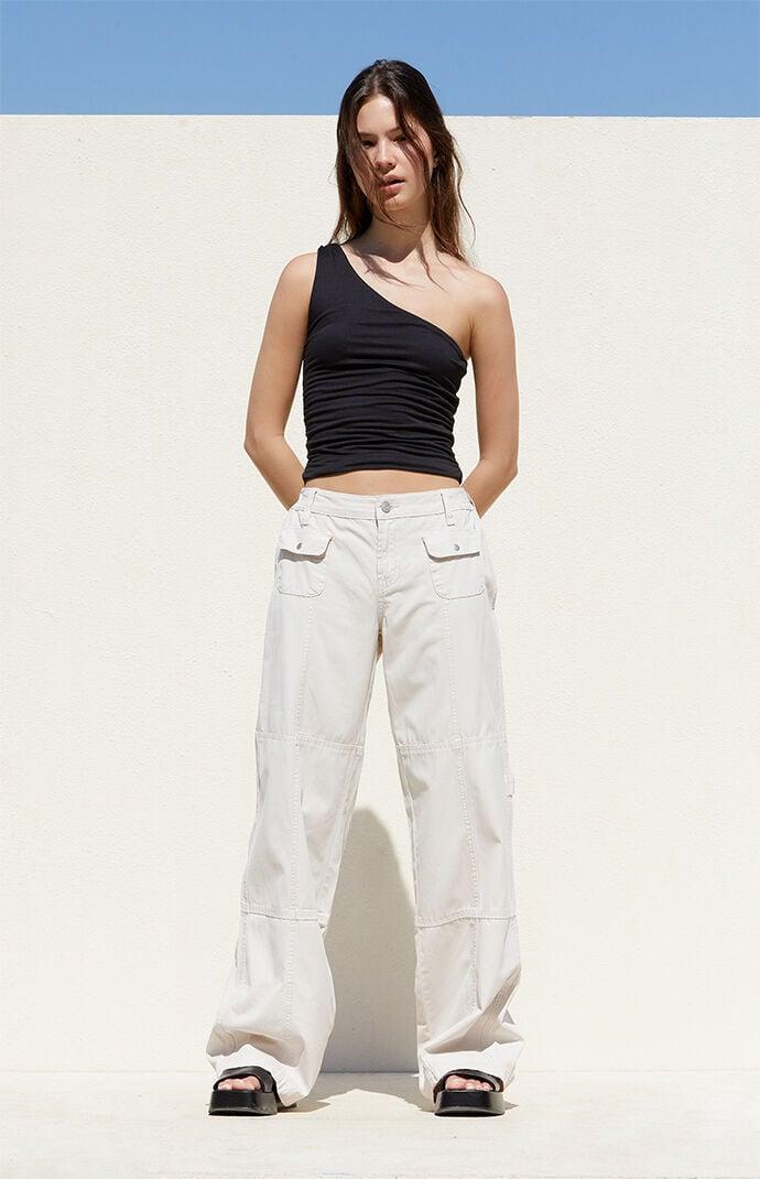 Women's Low Rise Baggy Cargo Pants - Product Image