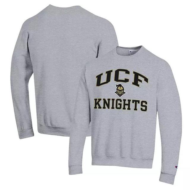 Mens Champion Heather Gray Stanford Cardinal High Motor Pullover Sweatshirt Product Image