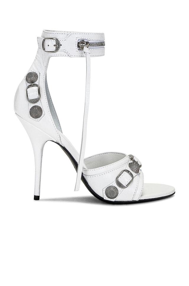 Balenciaga Cagole Sandal in White Product Image