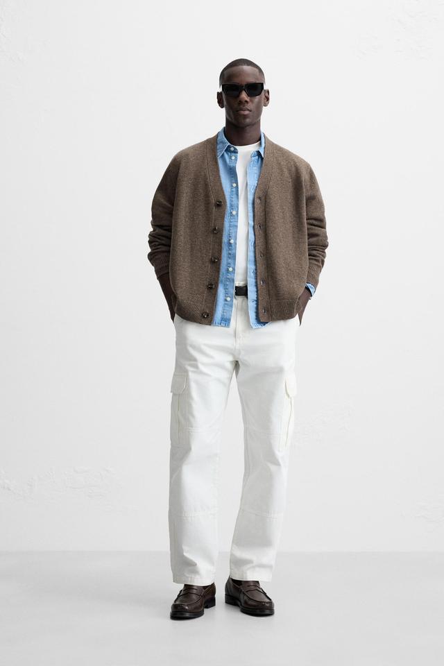 WOOL - CASHMERE CARDIGAN Product Image