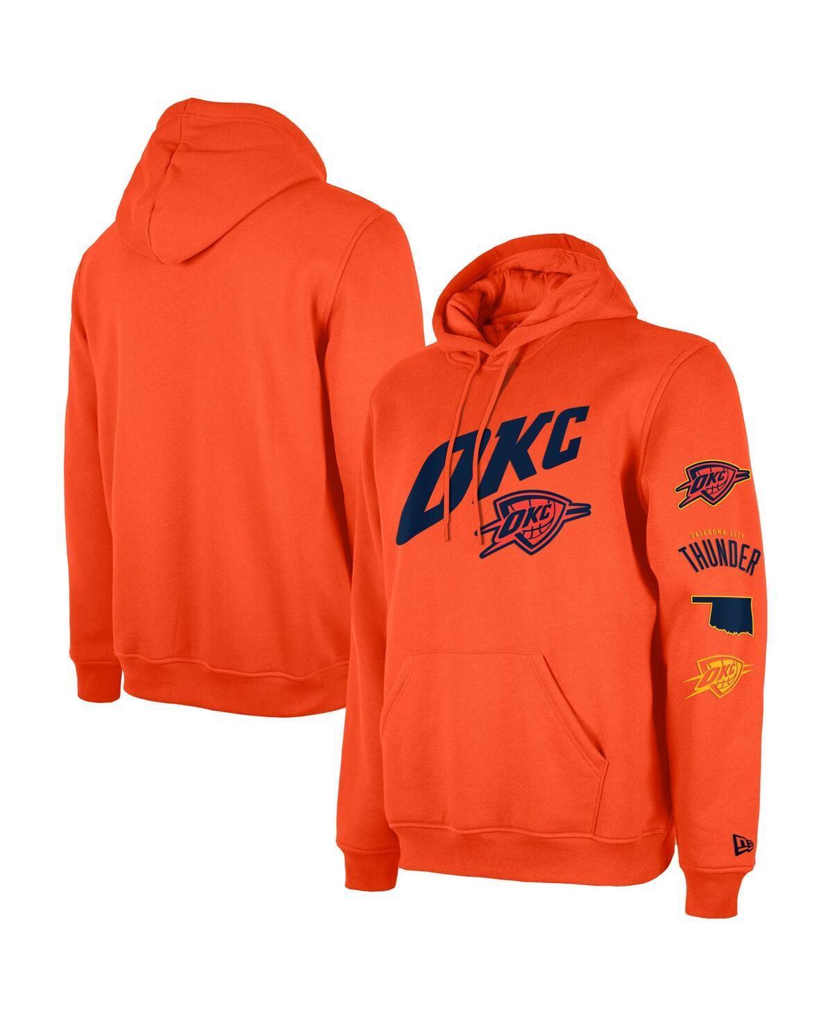 Mens New Era Oklahoma City Thunder 2023/24 City Edition Big & Tall Pullover Hoodie Product Image