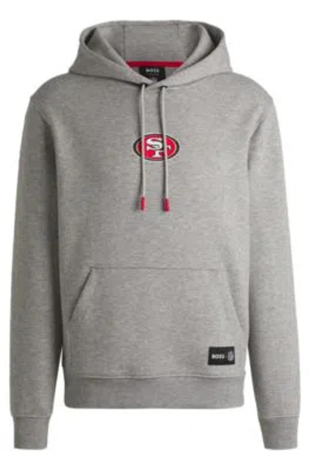 Mens BOSS x NFL Interlock Hoodie with Special Branding Product Image