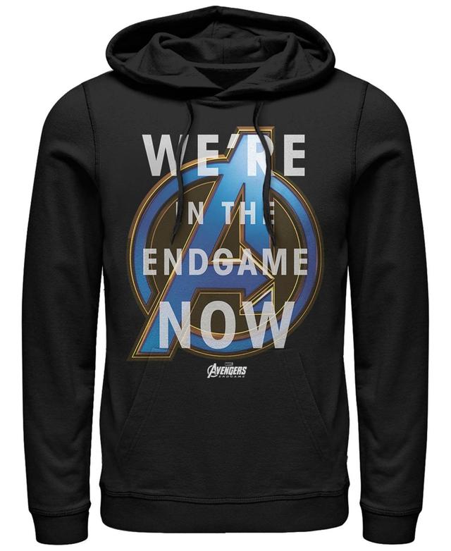 Mens Marvel Were In The Endgame Now Avengers Logo Graphic Hoodie Product Image