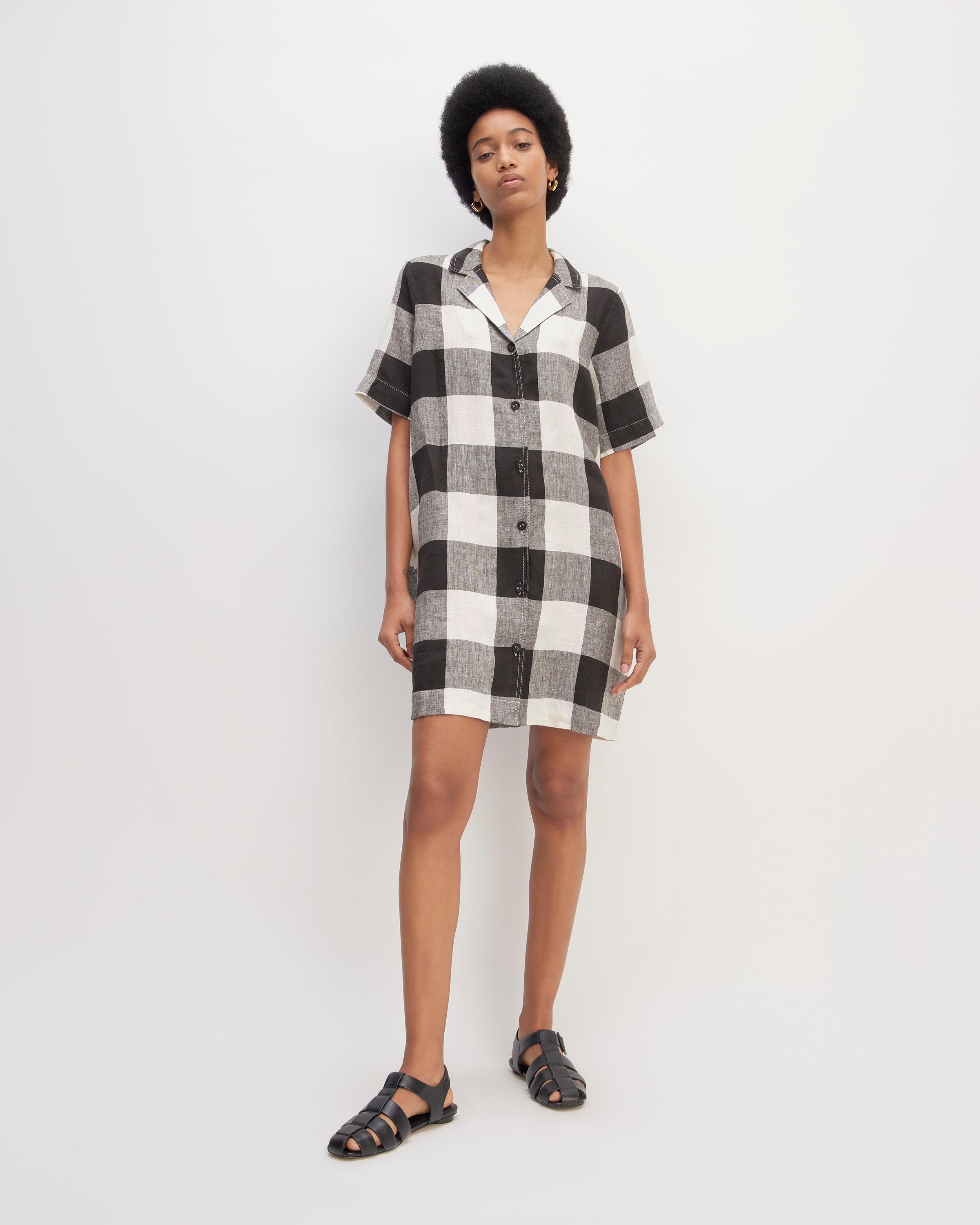 The Shirtdress in Linen Product Image