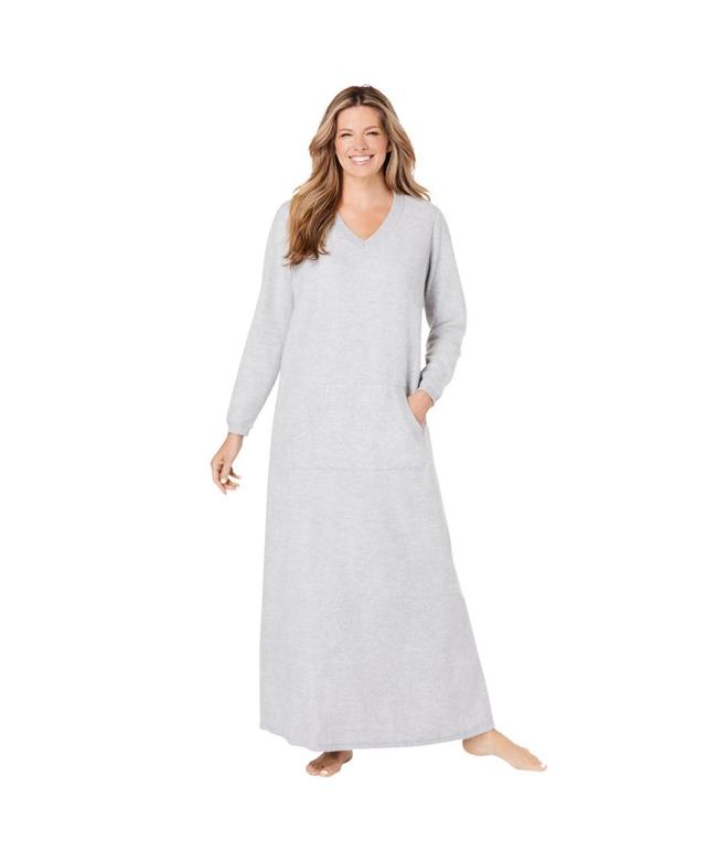 Dreams & Co. Womens Long Sherpa Lounger Product Image