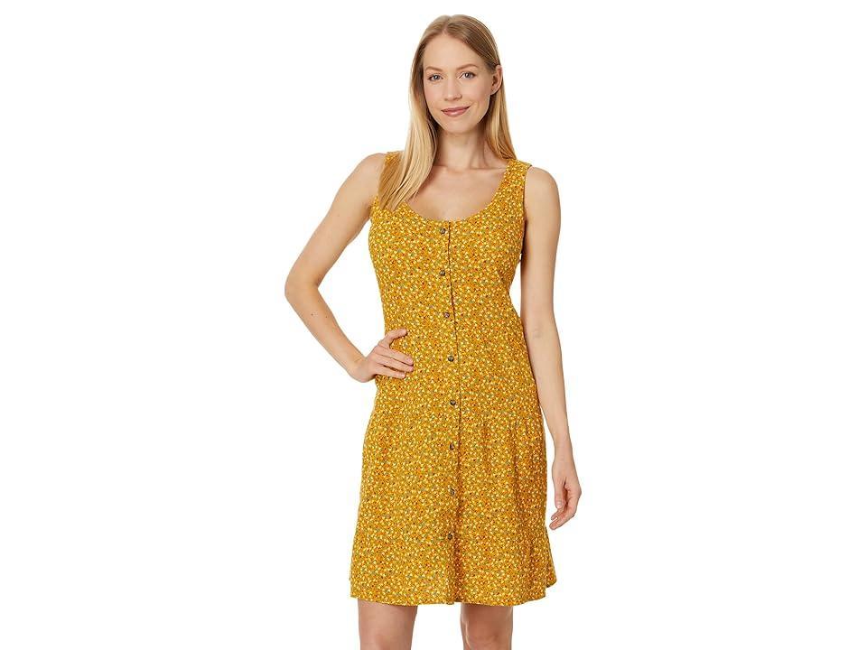 Toad&Co Manzana Tiered Sleeveless Dress (Pollen Small Floral Print) Women's Dress Product Image