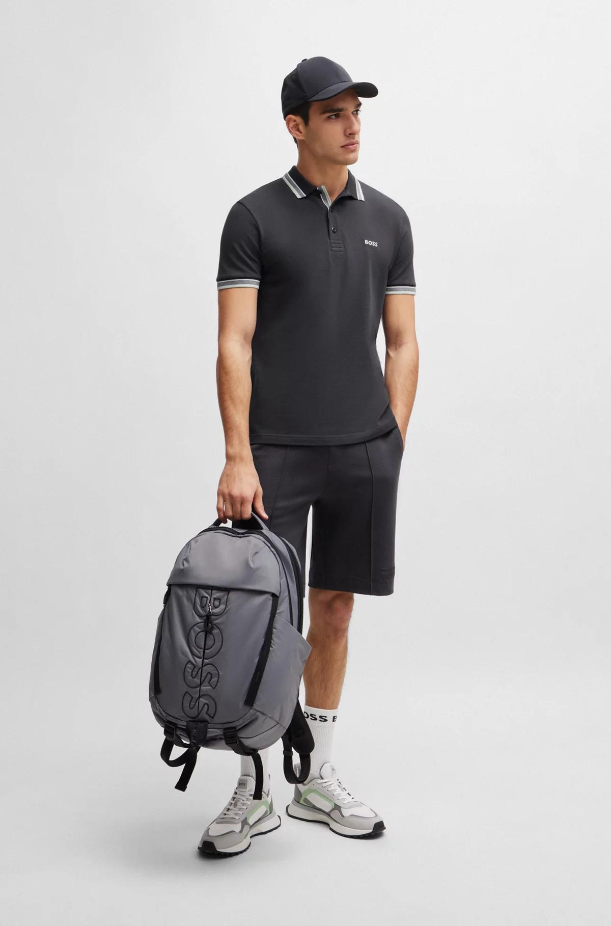 BOSS Paddy Polo with Contrast Logo Details Male Product Image