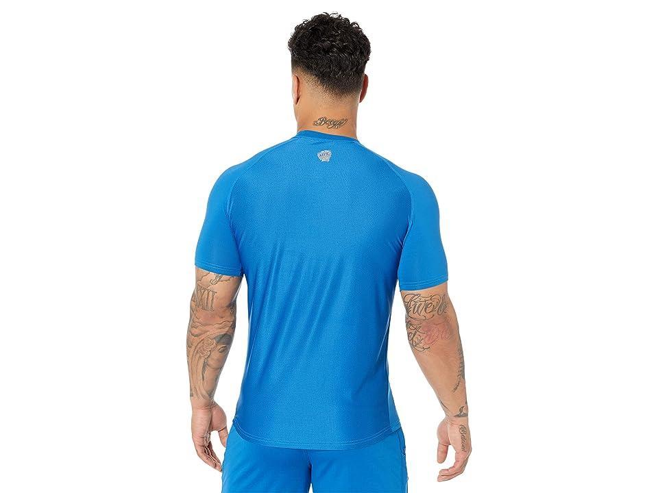 UFC Short Sleeve Crew Neck Tee (Blue) Men's Clothing Product Image