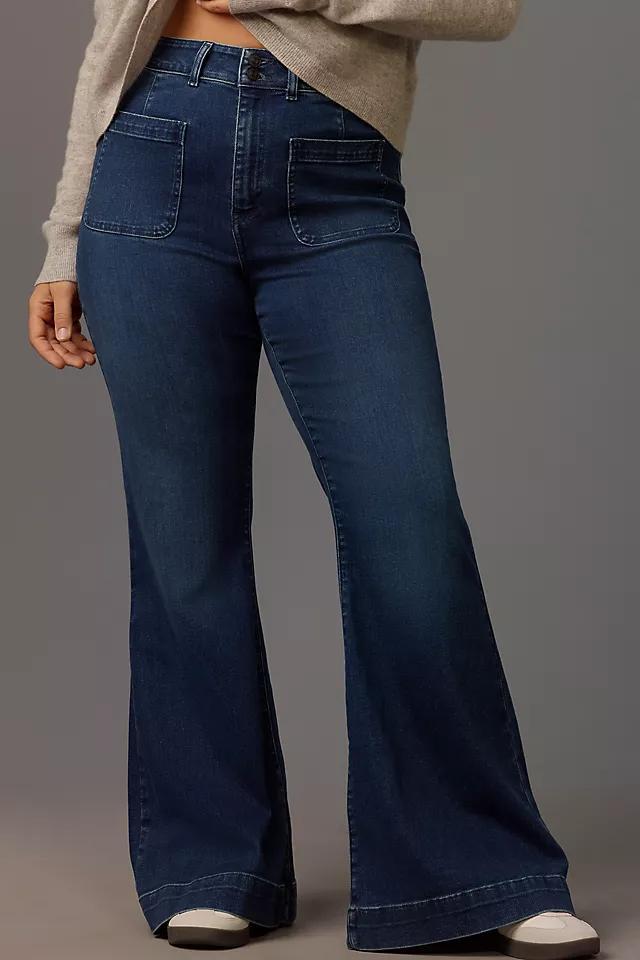 Maeve High-Rise Mega-Flare Jeans Product Image