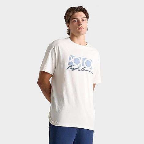 Polo Ralph Lauren Mens Script Logo Graphic T-Shirt Product Image