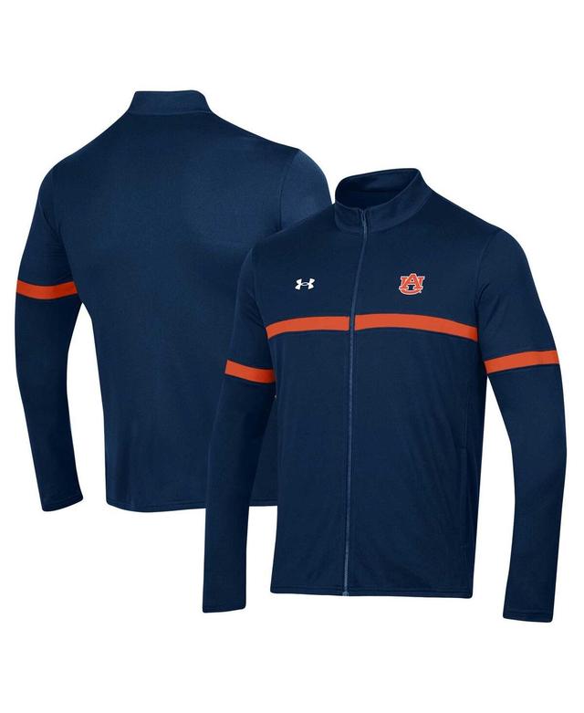 Mens Under Armour Auburn Tigers 2023 Assist Warm Up Full-Zip Jacket Blue Product Image