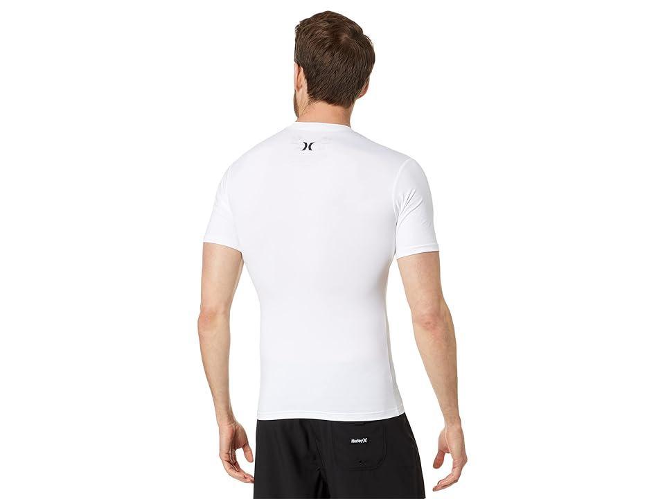 Hurley One Only Quick Dry Short Sleeve Rashguard Men's Swimwear Product Image