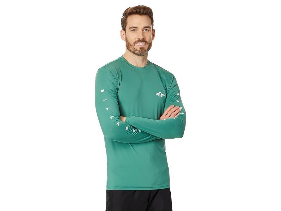 Billabong Unity Loose Fit Long Sleeve Rashguard (Billiard) Men's Swimwear Product Image