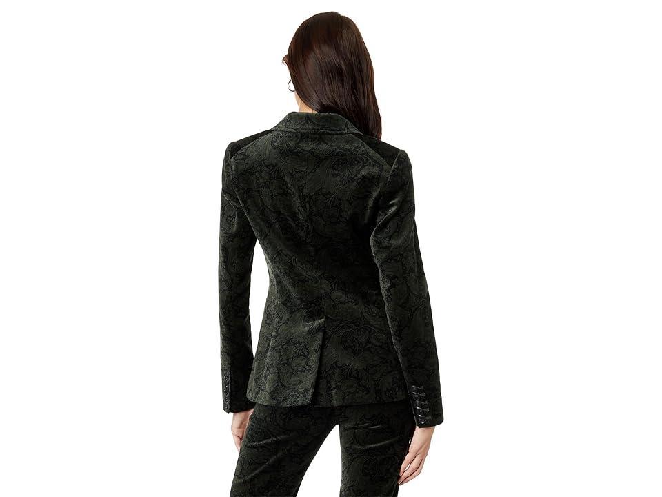 Paige Chelsee Blazer (Dark Forest Multi) Women's Clothing Product Image