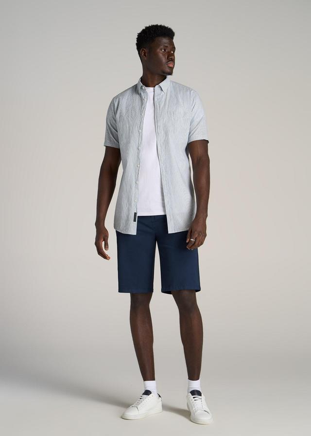 Chino Shorts for Tall Men in Marine Navy Product Image