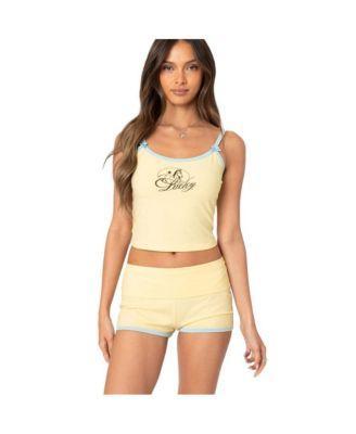 Edikted Womens Lucky contrast tank top Product Image