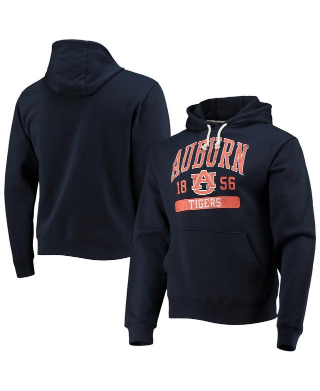 Mens League Collegiate Wear Navy Auburn Tigers Volume Up Essential Fleece Pullover Hoodie Product Image