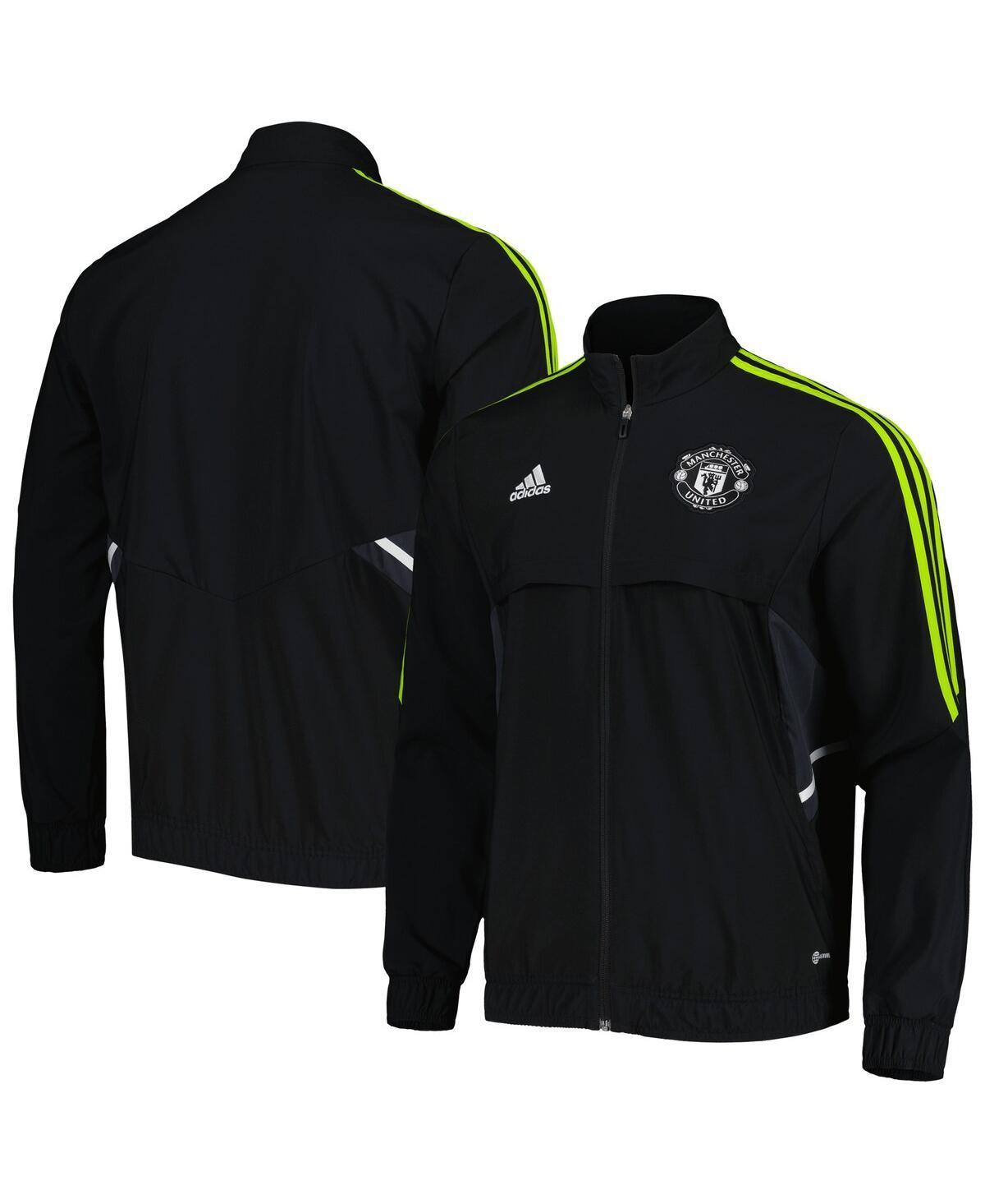 Mens adidas Black Manchester United Presentation AEROREADY Full-Zip Jacket Product Image