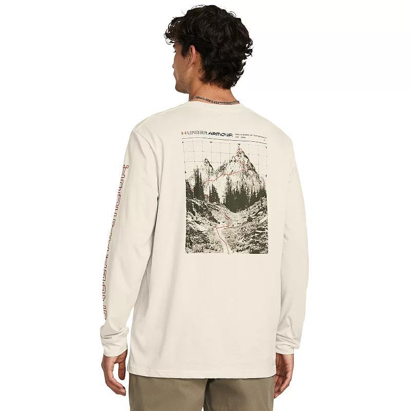 Mens Under Armour Reaching Peak Long Sleeve Graphic Tee Product Image