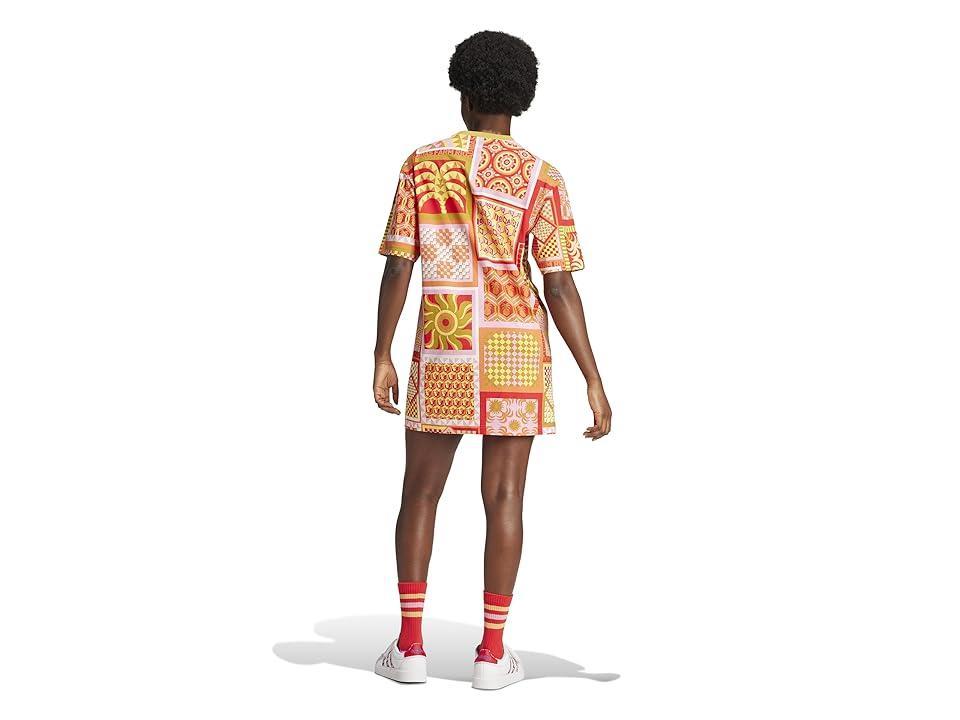 adidas Farm Dress (Victory Gold/Semi Pink) Women's Clothing Product Image