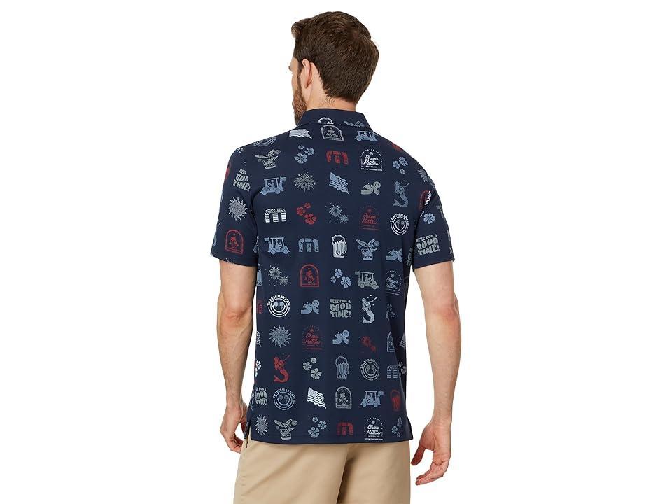 TravisMathew Julyin (Total Eclipse) Men's Short Sleeve Knit Product Image